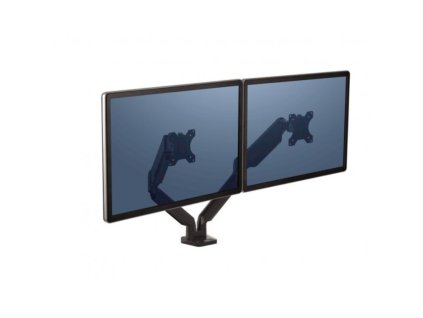 Držák monitoru Fellowes Platinum 2 ramena vedle sebe, černá (Barva černá)