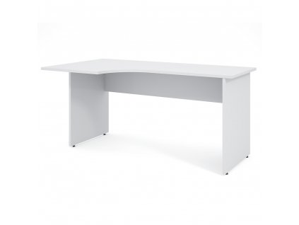 Ergonomický stůl Impress 160 x 90 cm, levý, bílá