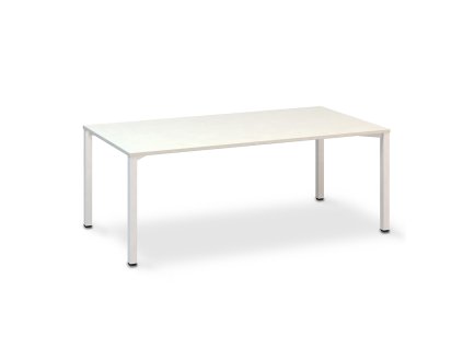 Jednací stůl ProOffice 200 x 120 cm, bílá (Barva bílá)