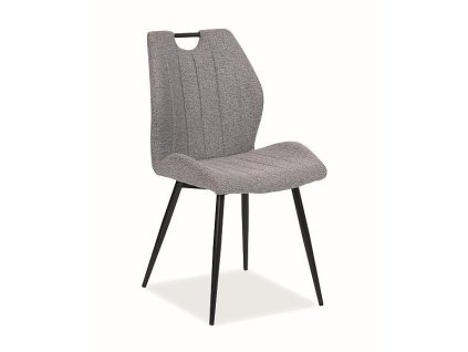Jídelní židle Arco I, šedá / černá (Barva šedá)