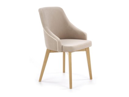 Jídelní židle Toledo II, béžová / dub (Barva béžová)