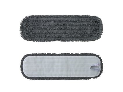 Mop na suchý zip Standard, 47 cm - mikrovlákno, šedá (Barva šedá)