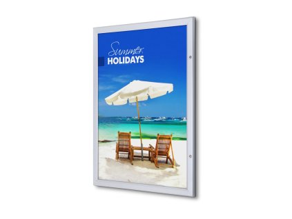 Venkovní plakátový rám A1, hliník (Barva hliník)