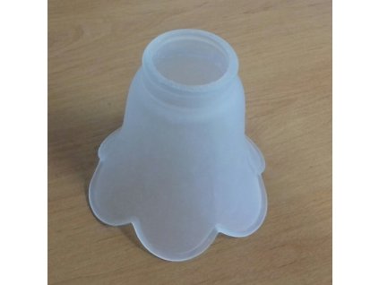 Skleněné stínítko na ventilátor Costada, bílá (Barva bílá)