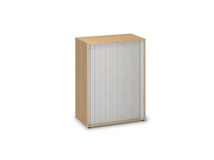 Střední žaluziová skříň ProOffice 80 x 45 x 106,3 cm, buk (Barva buk)