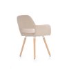 Jídelní židle Leroy, béžová / buk (Barva šedá)