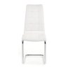 Jídelní židle Genesis, bílá / stříbrná (Barva bílá)