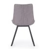Jídelní židle Alfredo, šedá / černá (Barva šedá)