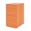 Kontejner Impress 40,6 x 60 cm - 4 zásuvky (ke stolu Impress 76 cm), javor (Barva javor)
