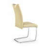 Jídelní židle Amalia, béžová / stříbrná (Barva béžová)