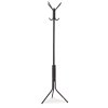 Stojanový věšák Candela, hliník (Barva černá)
