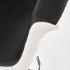 Barová židle Hulse, černá / bílá (Barva černá)