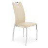 Jídelní židle Lillian, béžová / stříbrná (Barva černá)