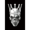 Obraz Skull II 80 x 120 cm, černá / bílá (Barva černá || bílá)