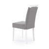 Jídelní židle Clarion, šedá / bílá (Barva šedá)