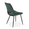 Jídelní židle Thesia, zelená / černá (Barva zelená)