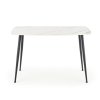 Jídelní stůl Marco, mramor / černá (Barva bílá || mramor)