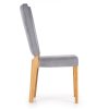 Jídelní židle Rois, šedá / dub medový (Barva šedá)