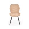Jídelní židle Debora, béžová / černá (Barva žlutá)