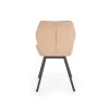 Jídelní židle Debora, béžová / černá (Barva béžová)