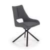 Jídelní židle Varian, šedá / černá (Barva šedá)