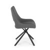 Jídelní židle Varian, šedá / černá (Barva šedá)