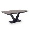 Jídelní stůl Vinston, šedá / černá (Barva šedá || mramor)