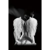 Obraz Angel 120 x 80 cm, černá / bílá (Barva černá || bílá)