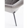 Jídelní židle Davos, šedá / černá (Barva šedá)