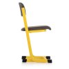 Učitelská židle čalouněná, žlutá - ral 1021 (Barva žlutá - ral 1021)
