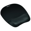 Podložka pěnová pod myš a zápěstí Memory Foam, černá (Barva černá)