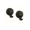 Háčky do koupelny Compactor Bestlock Black, 2 ks, černá (Barva černá)