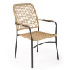 Jídelní židle Baltar, ratan / černá (Barva ratan)