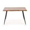 Jídelní stůl Lars, přírodní dřevo / černá (Barva dub)