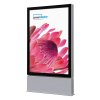 Venkovní oboustranná plakátová vitrína s LED osvětlením 120 x 180 cm, hliník (Barva hliník)