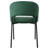 Jídelní židle Rao, zelená / černá (Barva zelená)