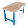 Dílenský stůl Basic, 150 x 80 cm, modrá - ral 5012 (Barva modrá - ral 5012)