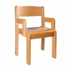 Dětská dřevěná židle s područkami Dorotka