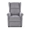 Polohovací křeslo Agustin, šedá (Barva šedá)