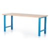 Dílenský stůl Basic, 200 x 80 cm, modrá - ral 5012 (Barva modrá - ral 5012)
