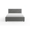 Postel Valery 160 x 200 cm, šedá (Barva šedá)