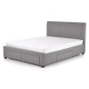 Postel Modena 160 × 200 cm, šedá (Barva šedá)