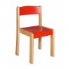 Školní židle dřevěná mořená Alenka