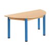 Dětský stůl Bellio půlkruhový, 120x60 cm