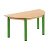 Dětský stůl Bellio půlkruhový, 120x60 cm
