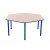 Školní stůl Brann šestihran, 120x120 cm