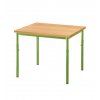 Školní stůl Comenius, 80x80 cm, stavitelný