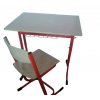 Školní lavice jednomístná stavitelná PUR a židle