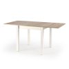 Jídelní stůl Gracian, dub sonoma / bílá (Barva dub sonoma)
