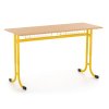 Školní lavice Denis, nastavitelná - vel. 3-5, žlutá - ral 1021 (Barva žlutá - ral 1021)